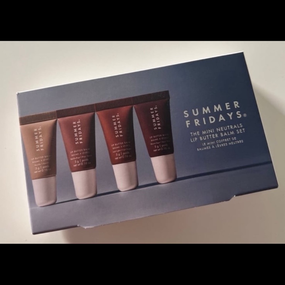 Summer Fridays New limited edition mini lip butter balms